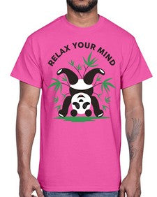 Relax Your Mind 496#- yoga- Cotton Tee