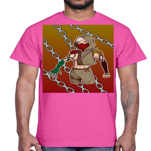 Rose and demon 75#- anime- Cotton Tee