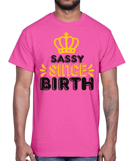 Saddy since birth Style 198#- baby shower- Cotton Tee