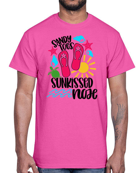 Sandy Toes Sunkissed Nose Style 27#- summer- Cotton Tee