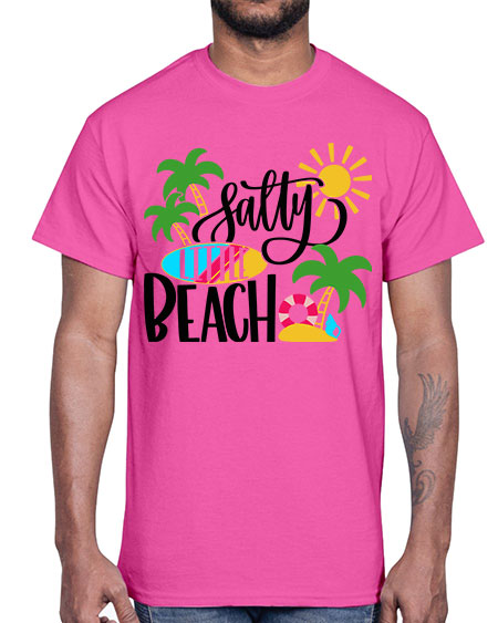 Satly Little Beach Style 26#- summer- Cotton Tee