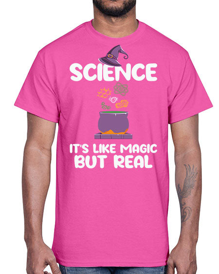 ScienceItsLikeMagicButScientistSkinite Scientist Skinite 48#- general science- Cotton Tee