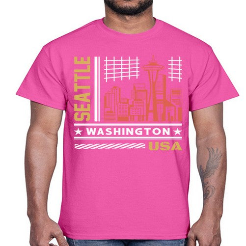 Seattle 1809#- cities- Cotton Tee
