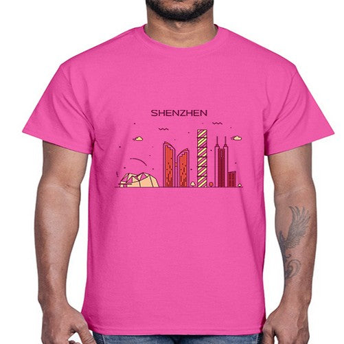 Shenzhen 1834#- cities- Cotton Tee