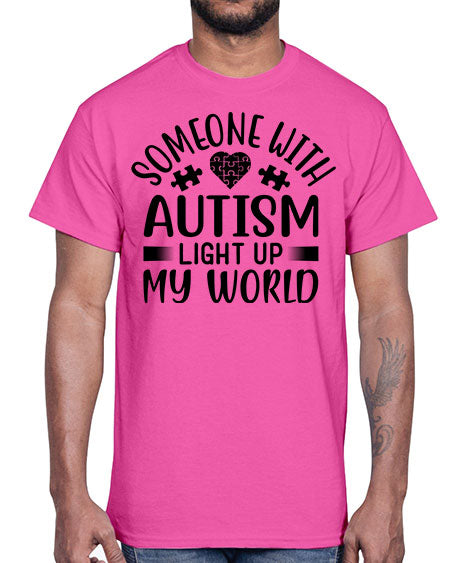 Some one with Style 50#- autism- Cotton Tee