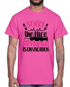 Sorry The Nice Nurse Style Style 1422#- nurse- Cotton Tee