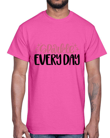 Sparkle Every Day Style 21#-makeup Cotton Tee