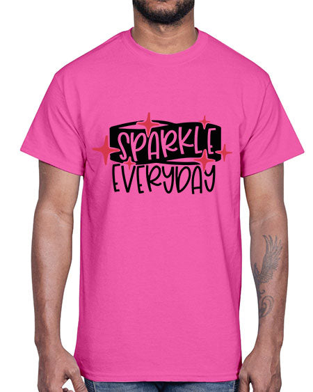 Sparkle Everyday Style 20#-makeup Cotton Tee