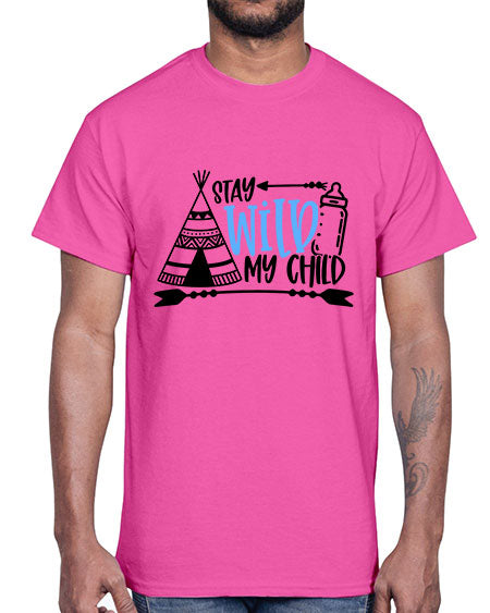 Stay Wild My Child Style 448#- baby- Cotton Tee