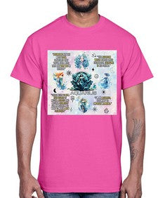 Straight Aquarius 468#- aquarius- Cotton Tee
