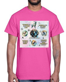 Straight Capricorn 471#- capricorn- Cotton Tee