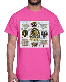 Straight Gemini 472#- gemini- Cotton Tee