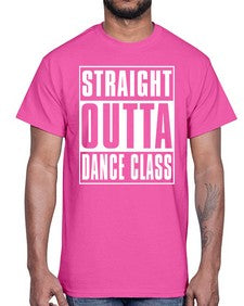 Straight outta dance class 190#- dance2- Cotton Tee