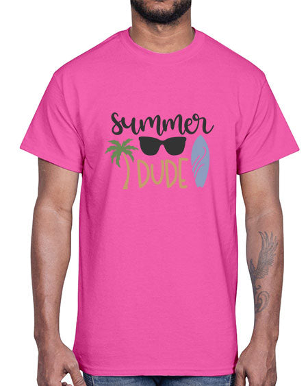 Summer dude 58#- summer- Cotton Tee
