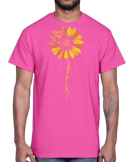 Sunflower Owl You Are My A TurtleRabbit 19#- owl- Cotton Tee