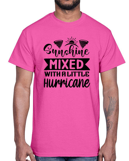 Sunshine mixed with a little hurricane 01#- summer- Cotton Tee