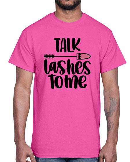 Talk Lashes To Me Style 16#-makeup Cotton Tee
