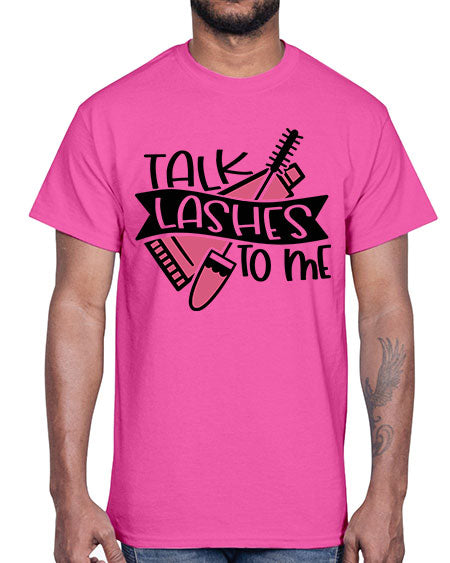Talk Lashes To Me Style 17#-makeup Cotton Tee