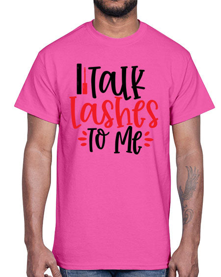 Talk Lashes To Me Style 219#-makeup Cotton Tee