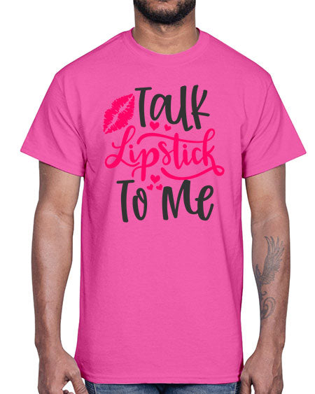 Talk Lipstick To Me Style 217#-makeup Cotton Tee