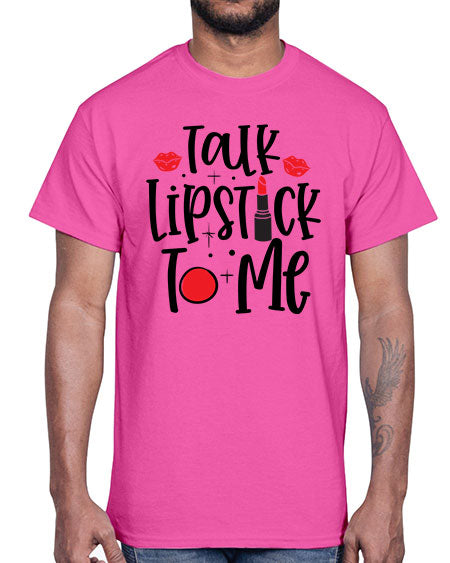 Talk Lipstick To Me Style 218#-makeup Cotton Tee