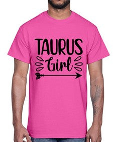 Taurus girl 500#- taurus- Cotton Tee