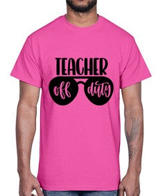 Teacher Off Duty Style 1461#- teacher- Cotton Tee
