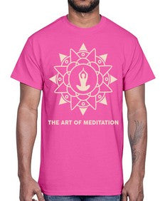 The Art of Meditation 543#- yoga- Cotton Tee
