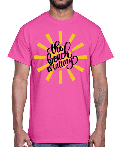 The Beachy Is Calling Style 10#- summer- Cotton Tee