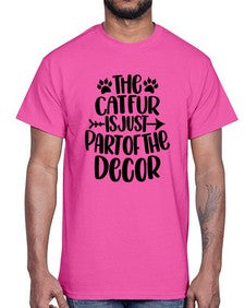 The Cat fur Is Just Part of Style 106#- cats- Cotton Tee