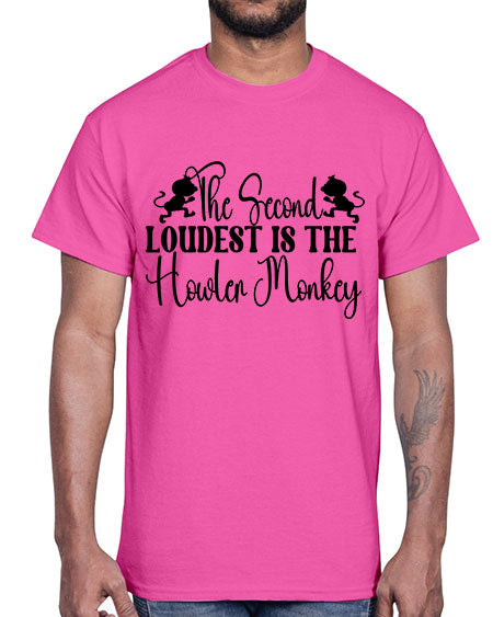 The second loudest is the - monkey- Cotton Tee