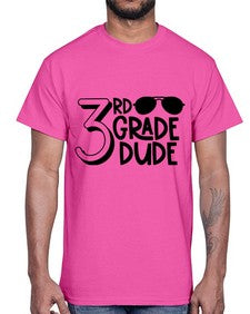 Third Grade Dude 957#- third grade- Cotton Tee