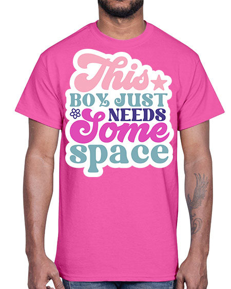This boy just needs some space 6#- space- Cotton Tee