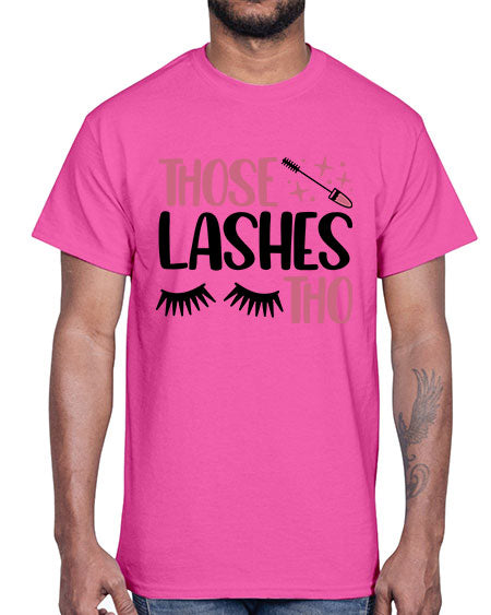 Those Lashes Tho Style 11#-makeup Cotton Tee