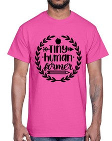 Tiny Human Former Style 1570#- teacher- Cotton Tee