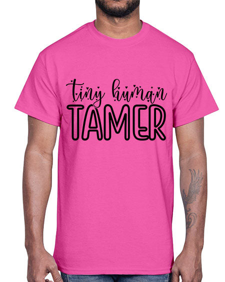 Tiny Human Tamer 467#- kids- Cotton Tee
