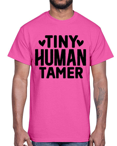 Tiny Human Tamer 468#- kids- Cotton Tee