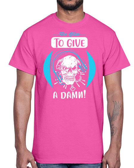 Too glam to give a damn Style 176#-makeup Cotton Tee