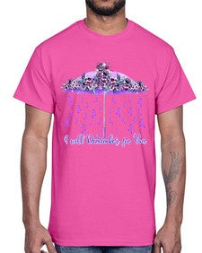 Umbrella Remember AlzheimerS Awareness 218#- alzheimers- Cotton Tee