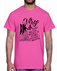Virgo 533#- virgo- Cotton Tee