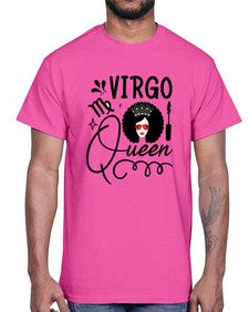 Virgo queen 541#- virgo- Cotton Tee