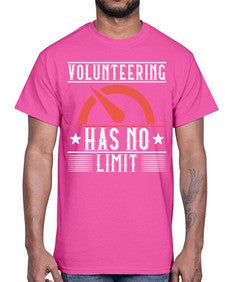 Volunteering Has No Limit Style 17#- volunteer- Cotton Tee