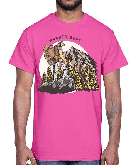 Wander More 3#- nature- Cotton Tee