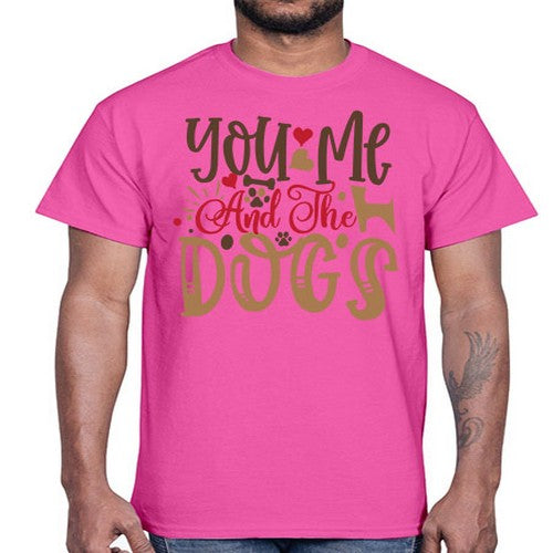 You Me And The Dogs Style 52#- dogs- Cotton Tee