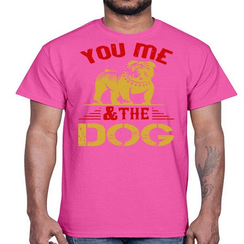You Me The Dog Style 140#- dogs- Cotton Tee