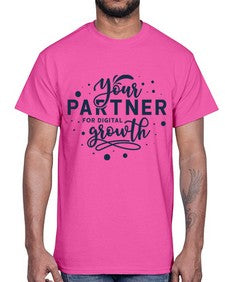 Your Partner for Digital Growth 1#- internet- Cotton Tee