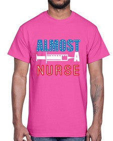 almost nure transeparent 574#- nurse- Cotton Tee