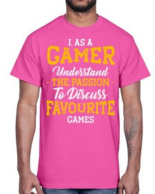 as a gamer understan the passion 61#- video games- Cotton Tee