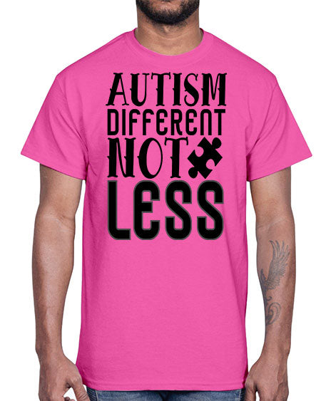 autism different not less Style 6#- autism- Cotton Tee
