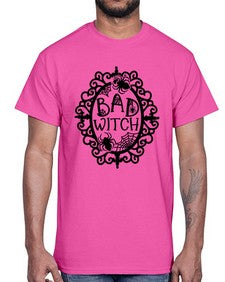 bad witch 52#- witch- Cotton Tee